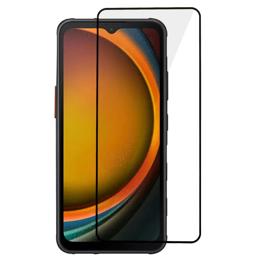 For Samsung Galaxy Xcover7 Screen Film Guard Silk Printing Bubble-free Screen Protector - 1