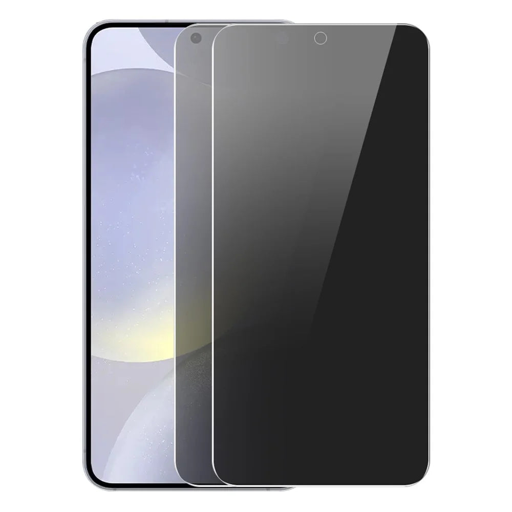 ENKAY HAT PRINCE 2Pcs For Samsung Galaxy S25 / S24 Anti-Spy Screen Protector High Aluminium-Silicon Glass Film - 1