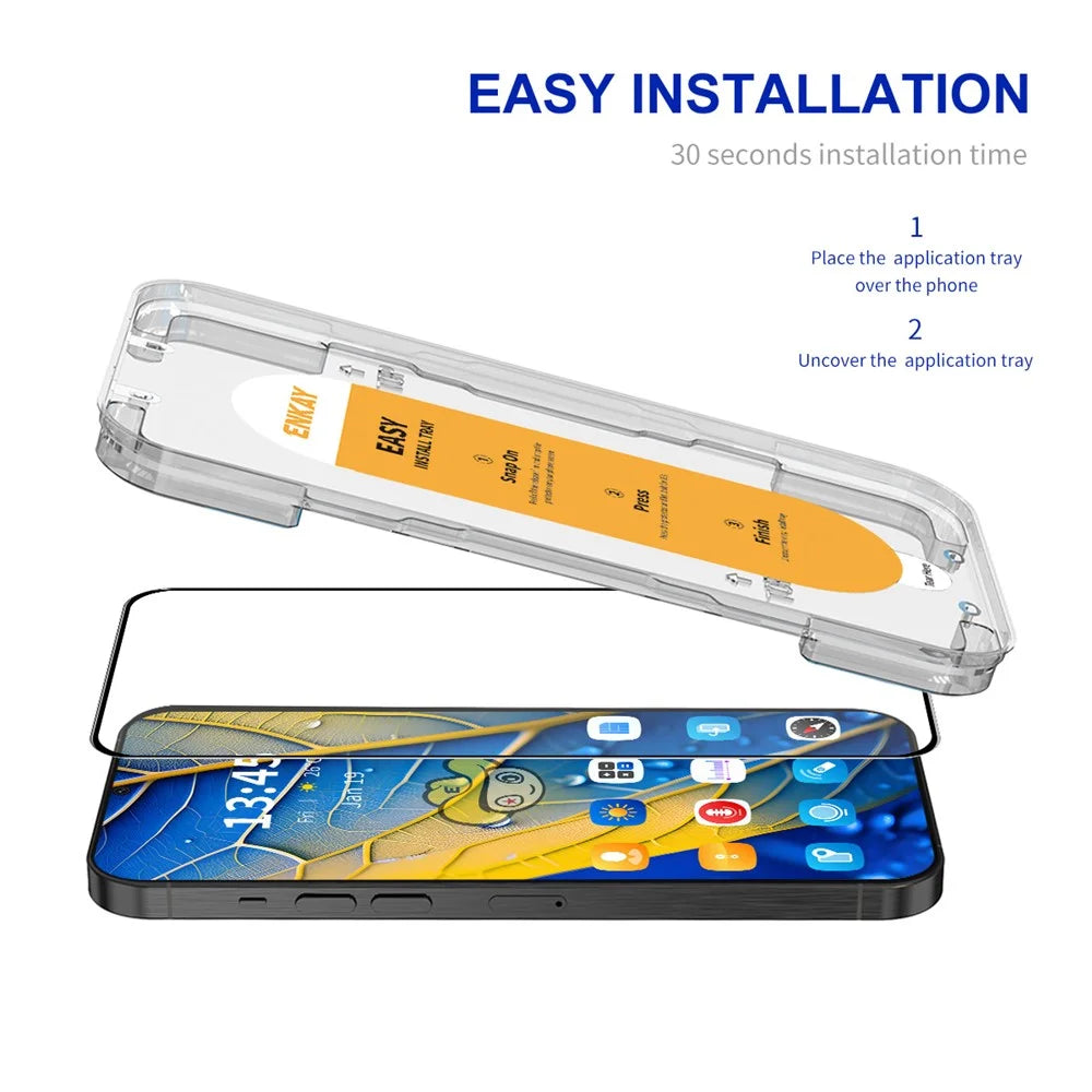 ENKAY HAT PRINCE For vivo iQOO Neo8 5G / Neo8 Pro 5G Film High Aluminium-silicon Glass Screen Protector with Installation Tool - 2
