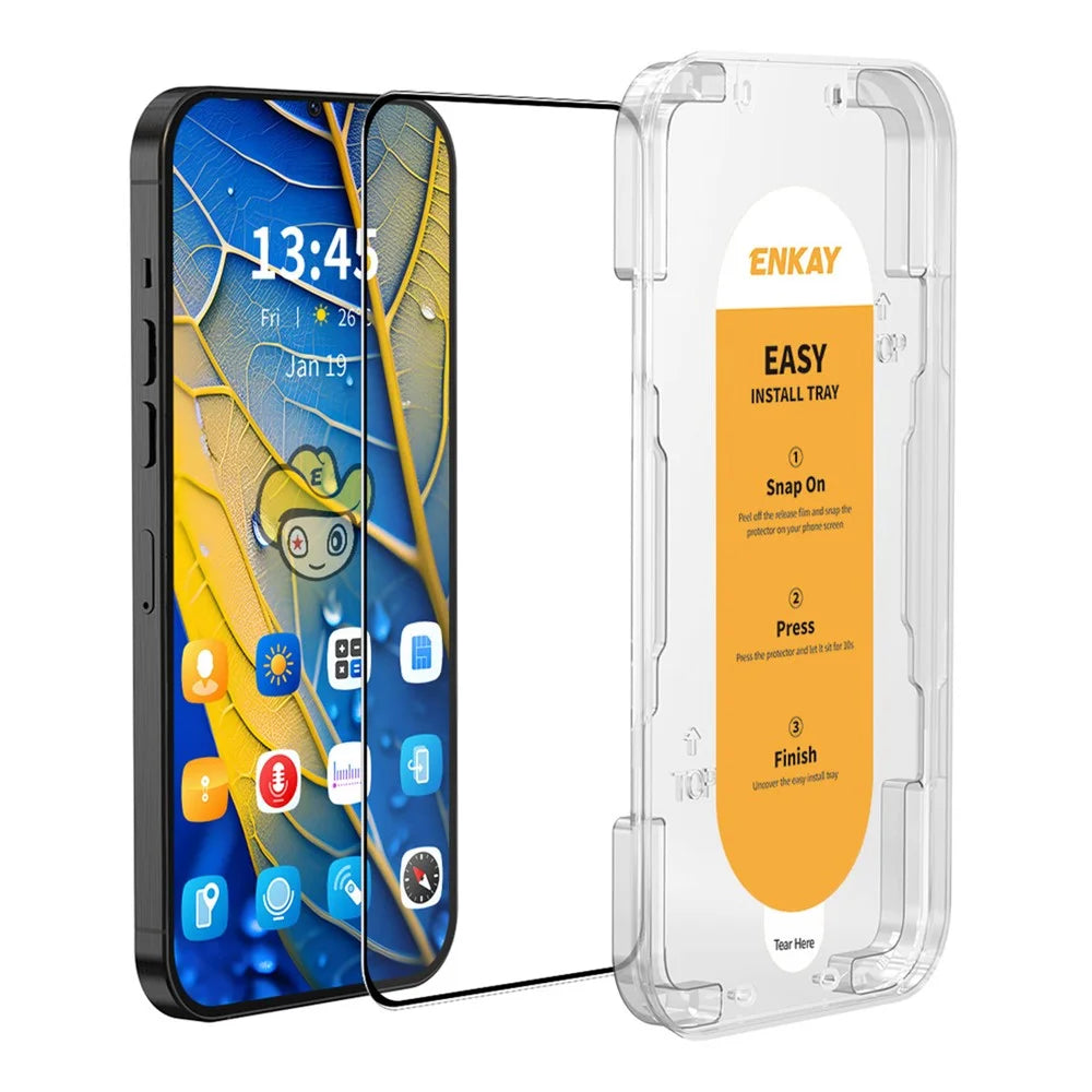 ENKAY HAT PRINCE For Motorola Moto G54 5G Screen Protector Ultra Clear 9H Front Film with Easy Installation Tool - 1