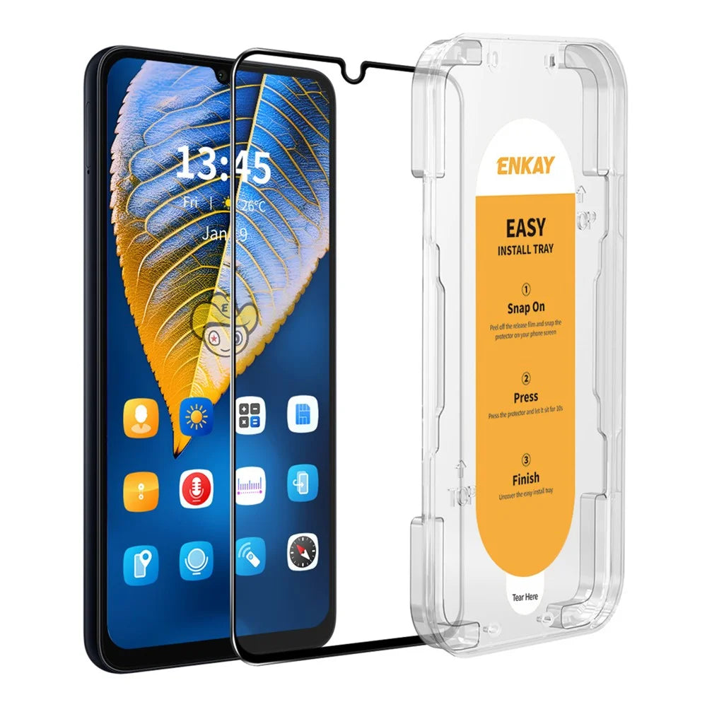 ENKAY HAT PRINCE Silk Printing Film for Samsung Galaxy F14 5G / M14 5G Screen Protector Anti-fingerprint 9H - 1