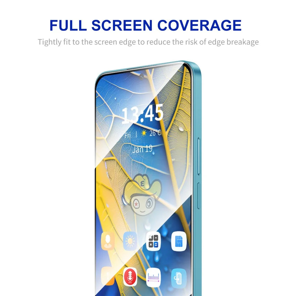 ENKAY HAT PRINCE For Samsung Galaxy S22+ 5G  /  S23+ Protective Film Arc Edge Silk Printing Full Screen Protector - 3