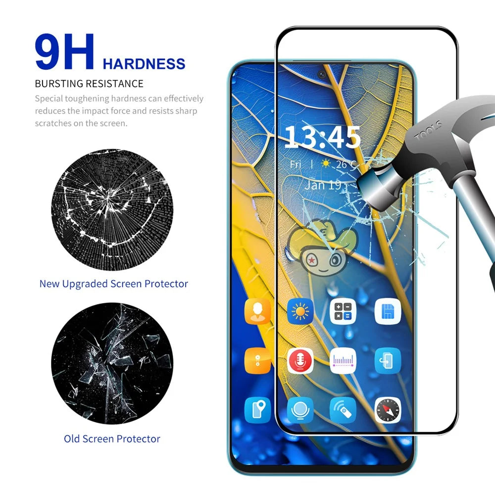ENKAY HAT PRINCE For Samsung Galaxy S22+ 5G  /  S23+ Protective Film Arc Edge Silk Printing Full Screen Protector - 4
