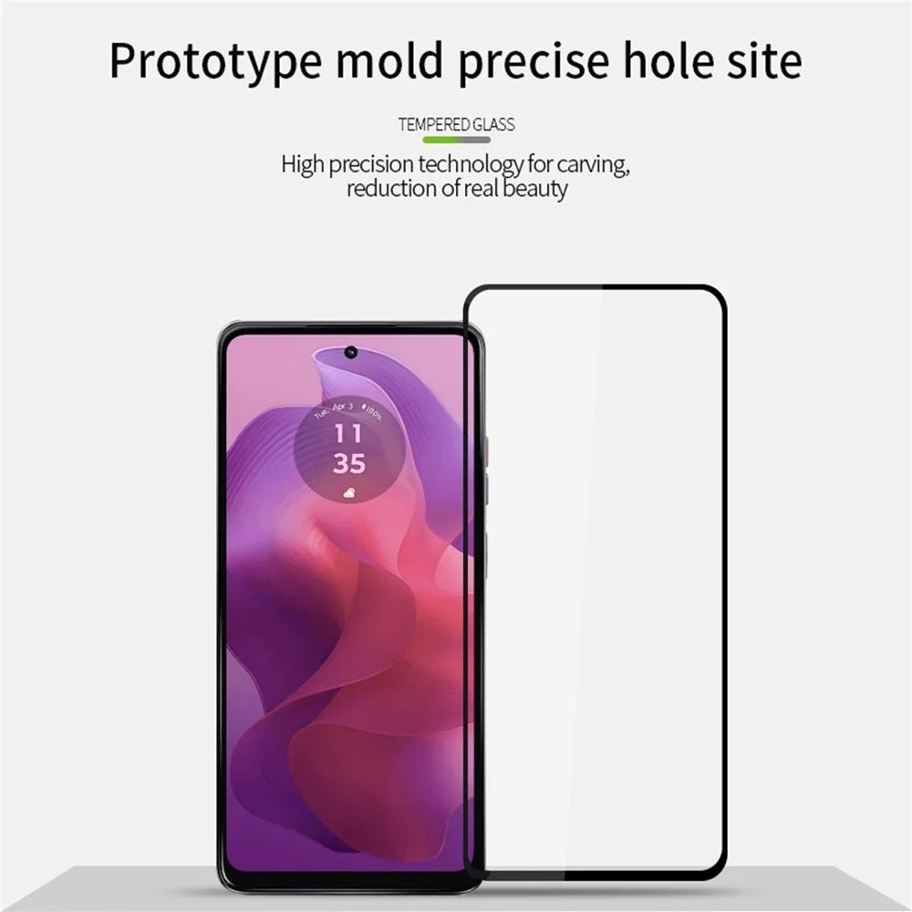 PINWUYO JK Tempered Glass Film Series-2 for Motorola Moto E14 4G / G04 4G / G04s 4G / G24 4G Power Screen Protector HD Clear - 7