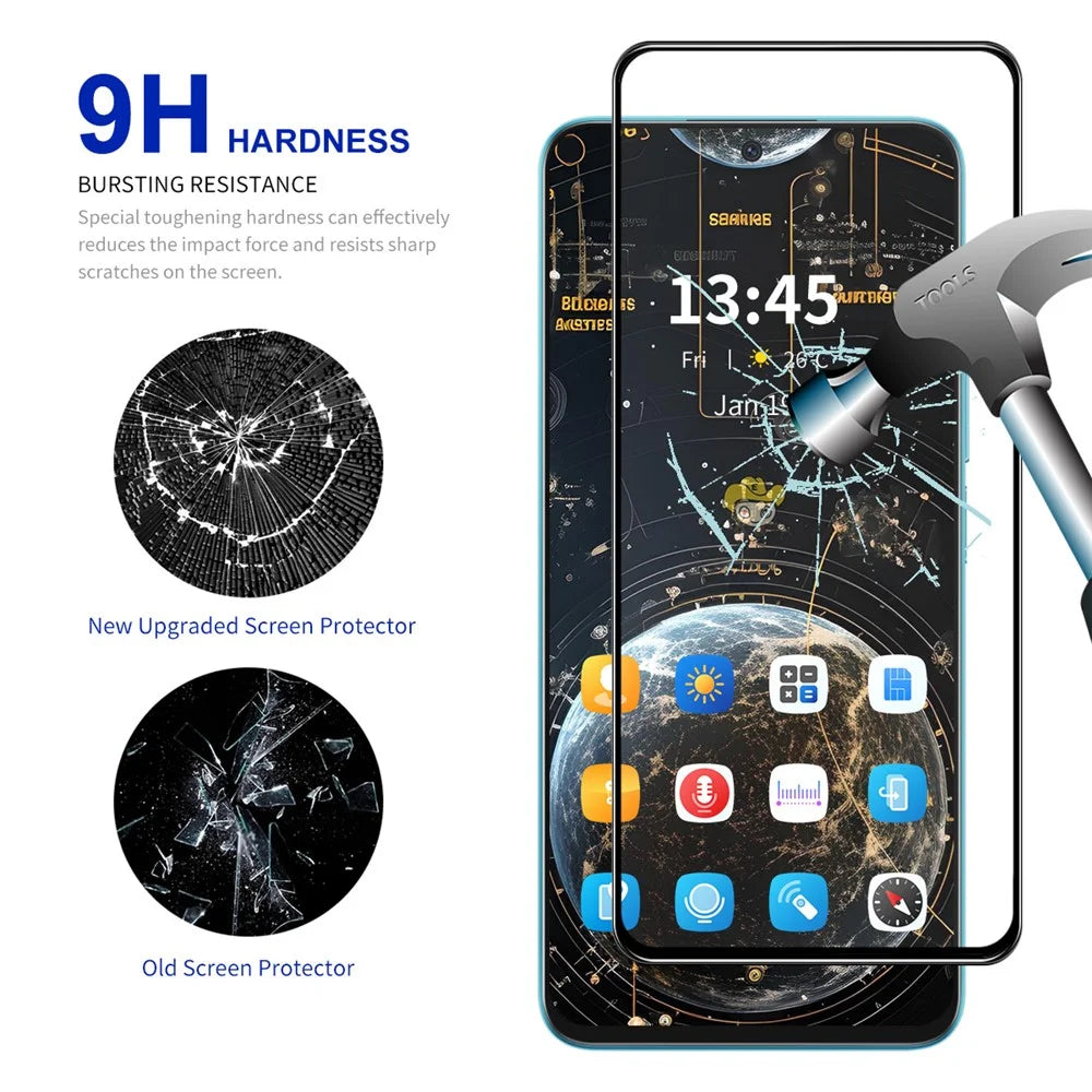 ENKAY HAT PRINCE 5Pcs for Motorola Moto G Play (2024) 4G Screen Protector 2.5D 9H Silk Printing Film - 3
