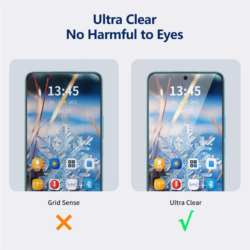 ENKAY HAT PRINCE 5Pcs For Samsung Galaxy F54 5G / M54 5G Screen Protector Silk Printing Anti-peep Film - 6