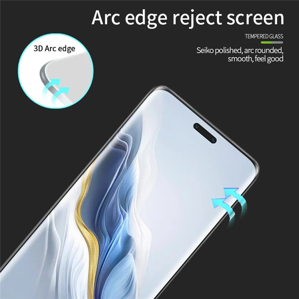 MOFI For Honor Magic6 Pro 5G 3D Curved Screen Protector Hot Bending Anti-explosion Tempered Glass Film - 6