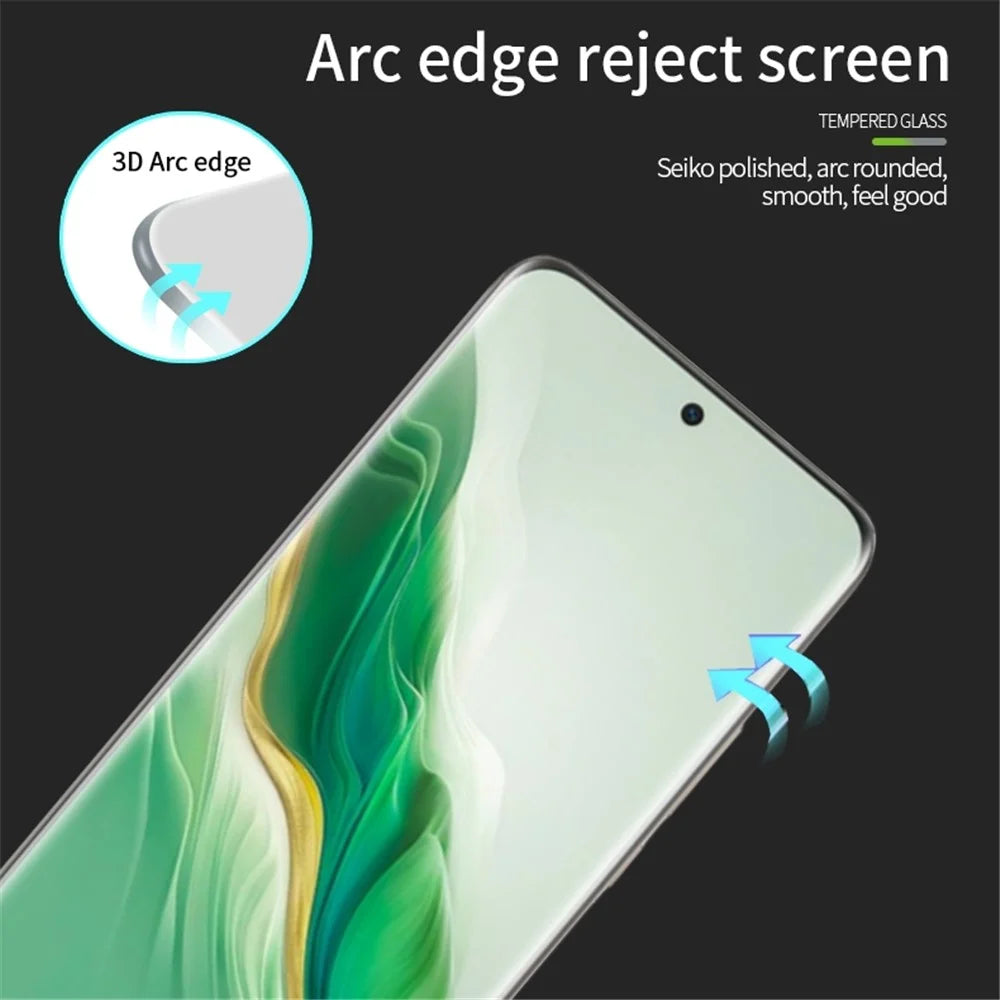 PINWUYO For Honor Magic6 5G Tempered Glass Screen Protector 3D Hot Bending Full Glue Film - 6