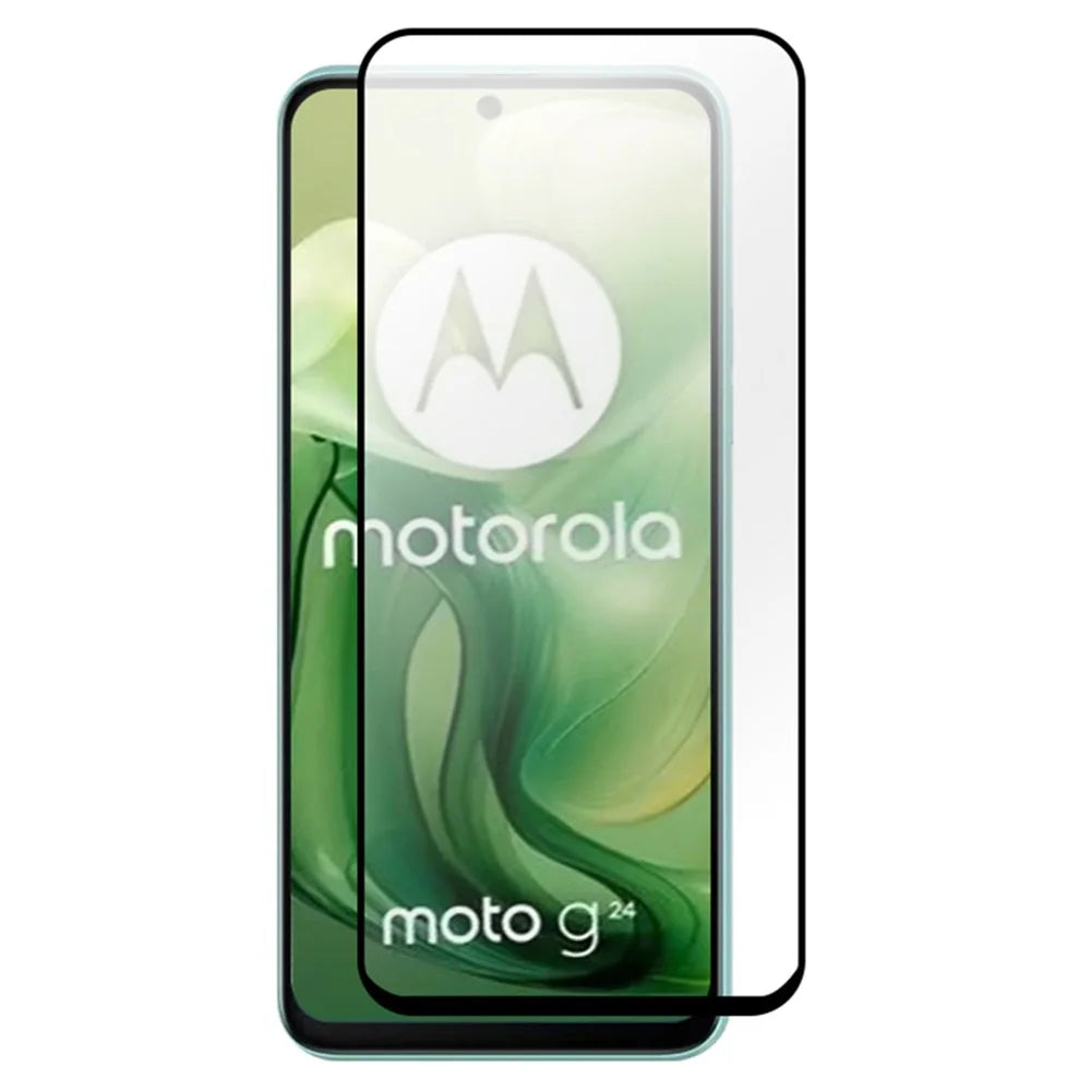 RURIHAI 10Pcs For Motorola Moto E14 4G / G04 4G / G04s 4G / G24 4G / Moto G24 Power Film Secondary Hardening Full Glue Screen Protector - 2