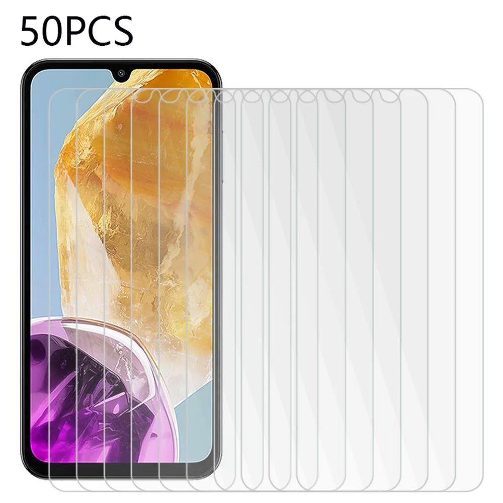 50PCS For Samsung Galaxy M15 5G 0.3mm Screen Protector Scratch Resistant 2.5D Tempered Glass Film - 1