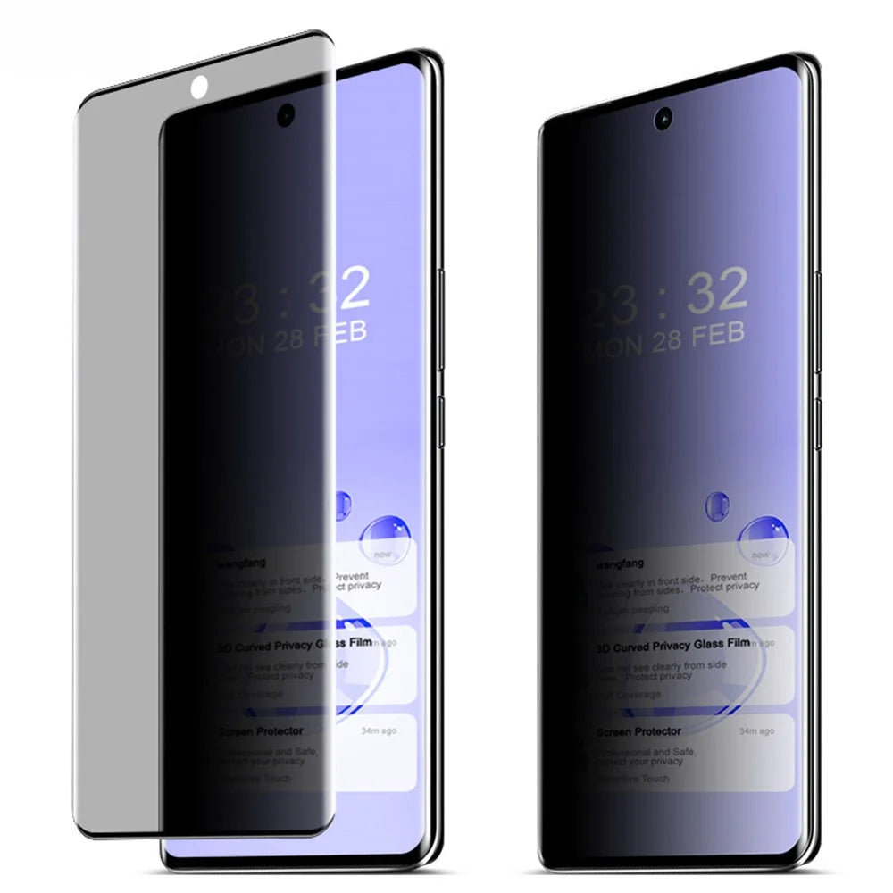 IMAK For vivo V30 5G / V30 Pro 5G Anti-peep Film 3D Curved Tempered Glass Screen Protector - 4