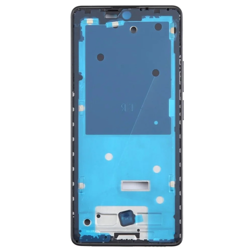 For Xiaomi Redmi Note 13 Pro 4G / Poco M6 Pro 4G Middle Plate Frame Repair Part (A-Side) (Without Logo) - Black - 3