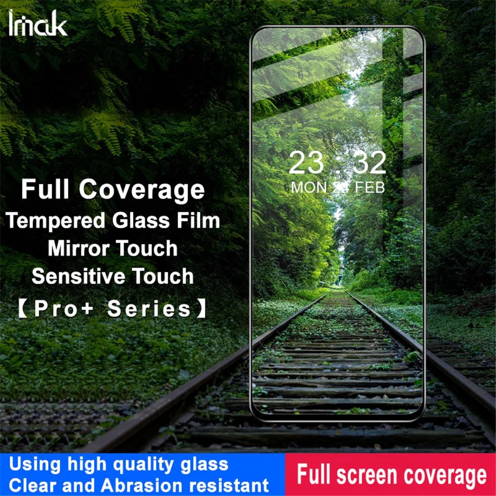 IMAK Pro+ Series For Motorola Moto G Power (2024) Tempered Glass Film 9H Full Cover Clear Screen Protector - 3