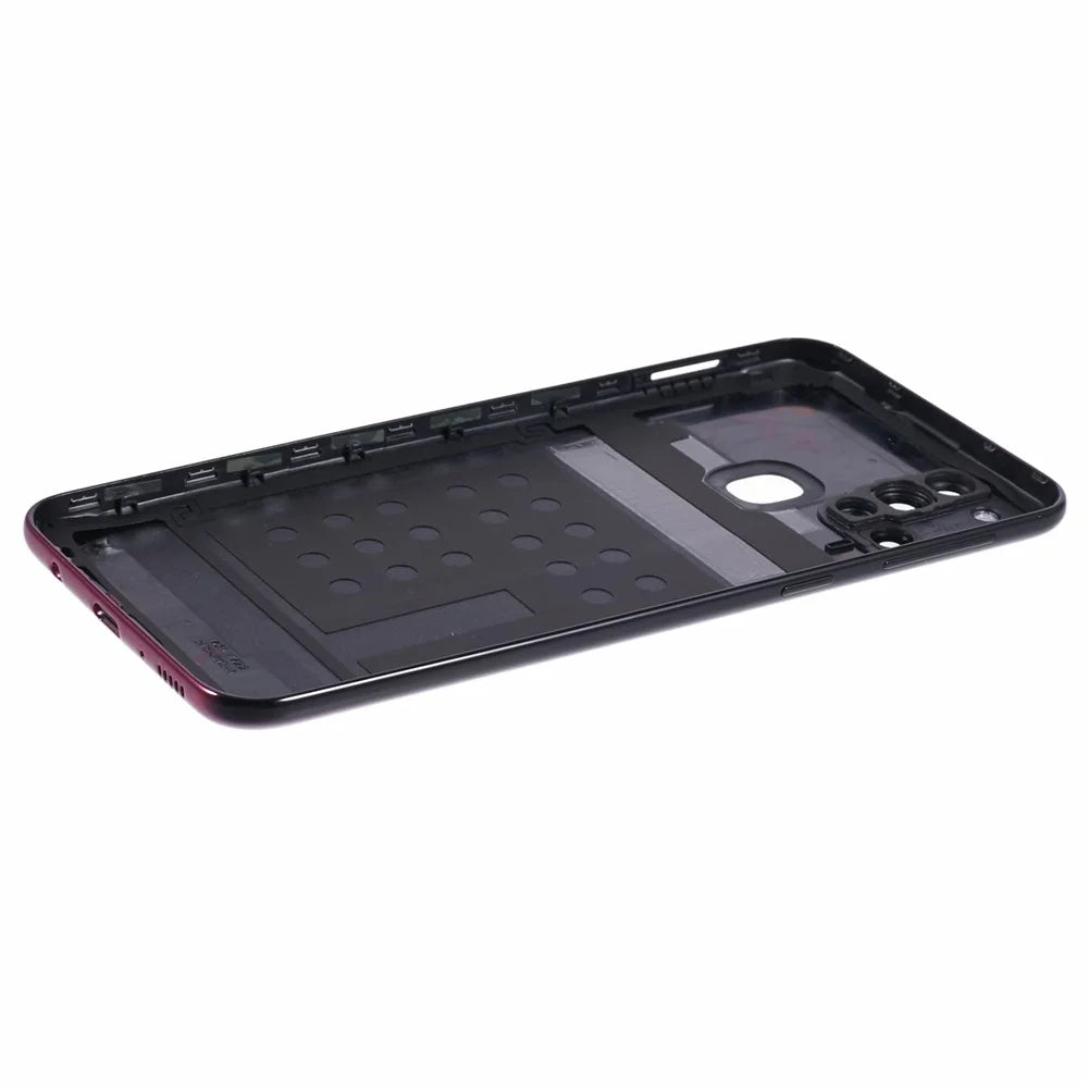 For Samsung Galaxy M31 M315 OEM Battery Housing Cover Repair Part + Camera Lens Cover - Red - 5