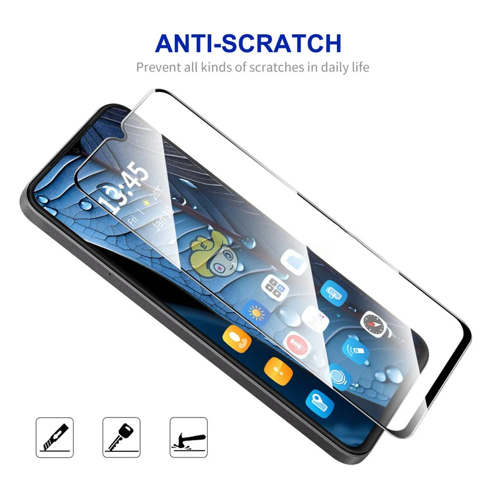 ENKAY HAT PRINCE For vivo Y77e 5G / Y76 5G High Aluminium-silicon Glass Silk Printing Screen Protector - 5
