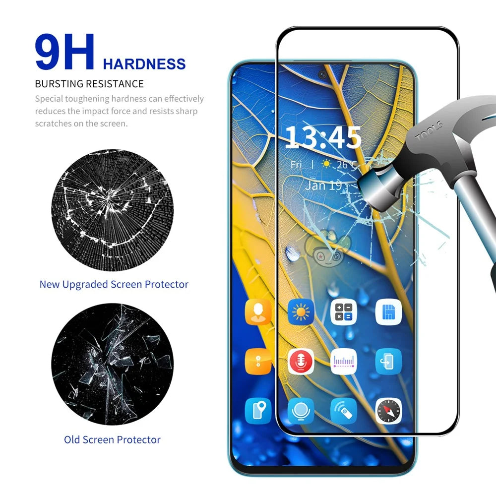 ENKAY HAT PRINCE For Huawei nova 11 / nova 12s 4G / nova 12 Lite 4G High Aluminium-silicon Glass Film Silk Printing Clear Screen Protector - 4
