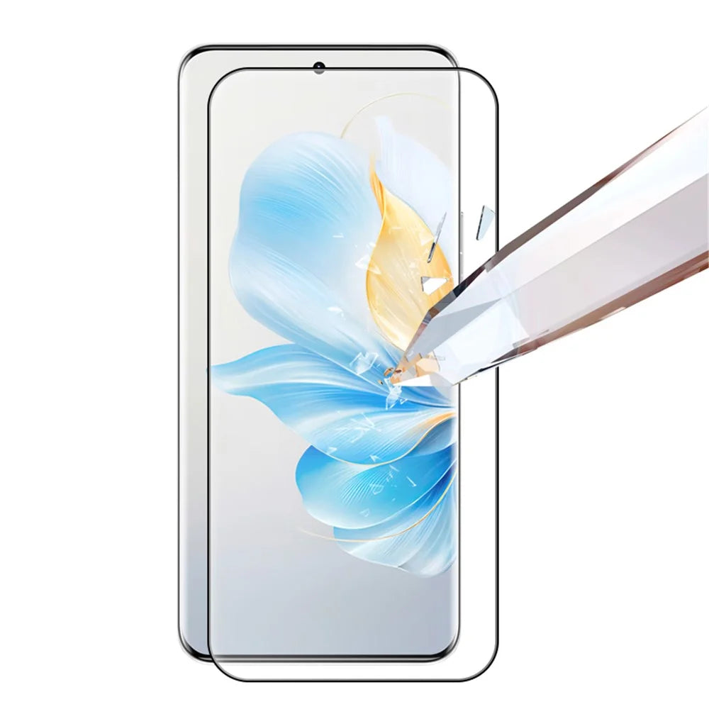 RURIHAI For Honor 100 5G Film 3D Curved 0.3mm Screen Protector (Support Fingerprint Unlock) - 3