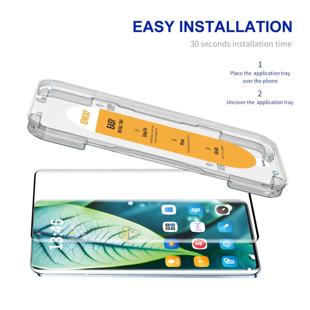 ENKAY HAT PRINCE For OnePlus 11 5G / 10 Pro 5G / 9 Pro 5G 3D Hot Bending Screen Protector High Aluminum-Silicon Glass Film Support Fingerprint Unlock - 3
