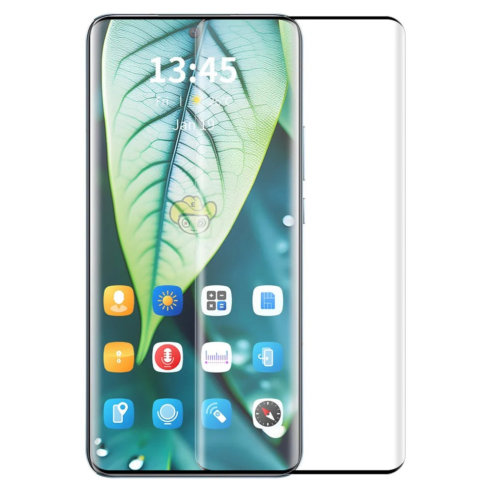 ENKAY HAT PRINCE For vivo V30 5G / V30 Pro 5G High Aluminum-Silicon Glass Film 3D Hot Bending Full Screen Protector Support Fingerprint Unlock - 2