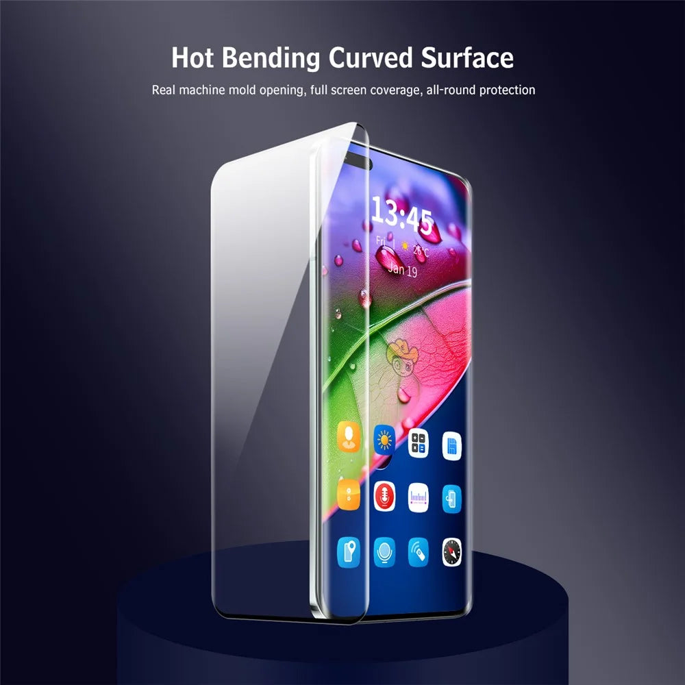 ENKAY HAT PRINCE For Oppo Find X3 / Find X3 Pro Full Screen Protector High Aluminum-Silicon Glass Side Glue Film Support Fingerprint Unlock - 4