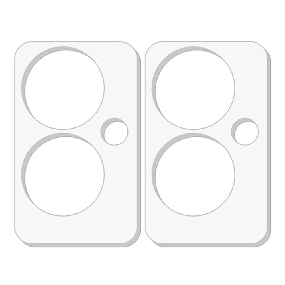 2Pcs For Oppo Reno11 F 5G Rear Lens Protector HD Clear Tempered Glass Phone Lens Film (3D Arc Edge) - 2