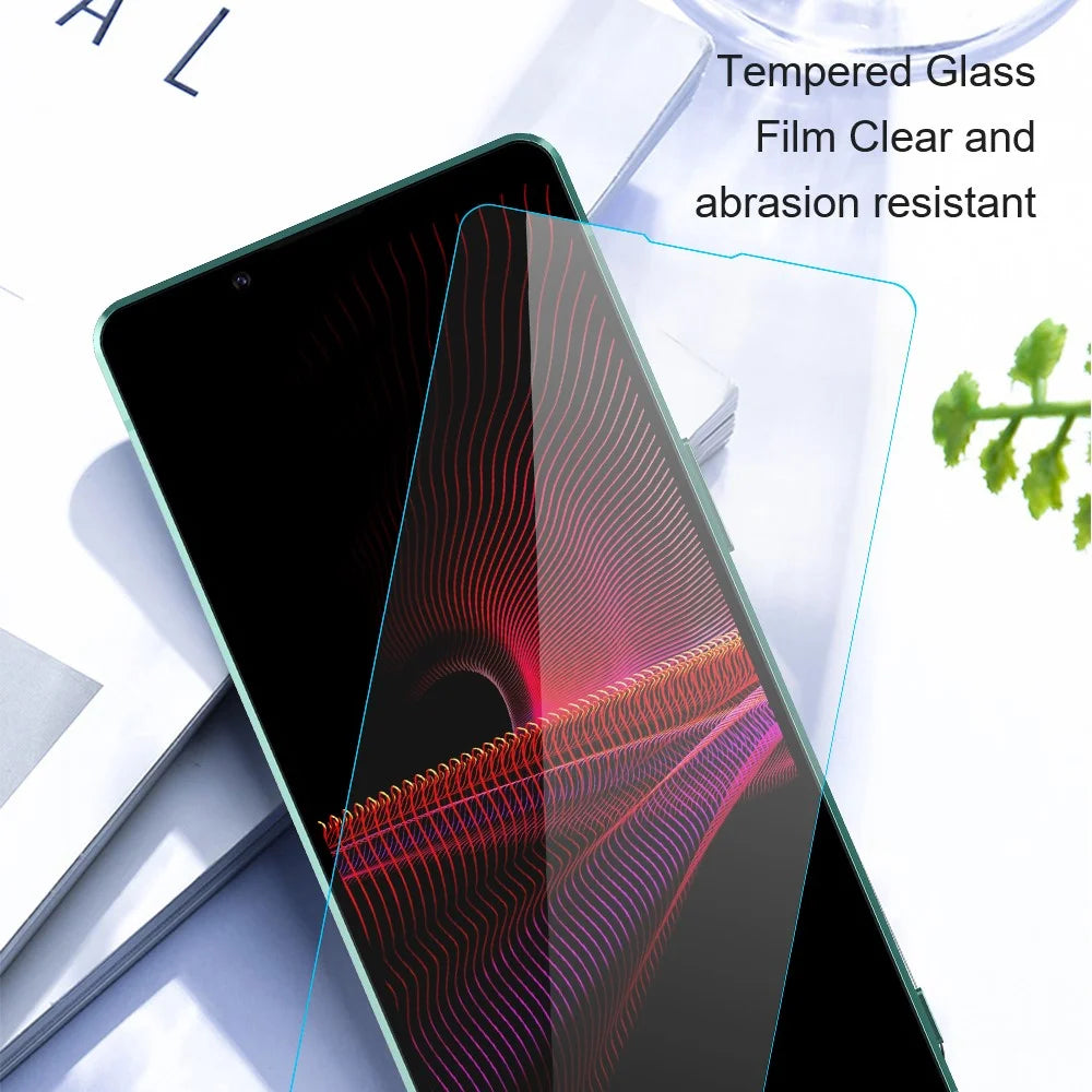 AMORUS For Sony Xperia 5 VI Screen Protector 2.5D High Aluminum-silicon Glass Film Case Friendly - 6