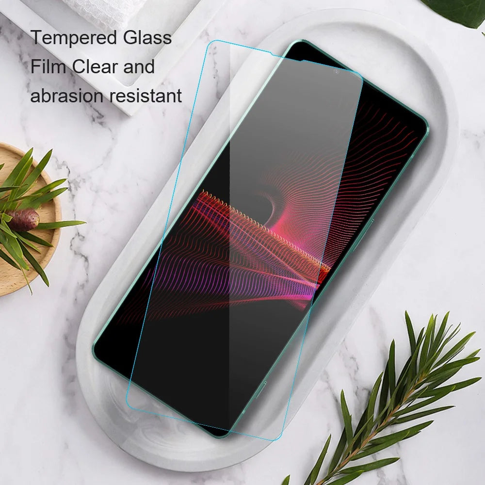 AMORUS For Sony Xperia 5 VI Screen Protector 2.5D High Aluminum-silicon Glass Film Case Friendly - 7