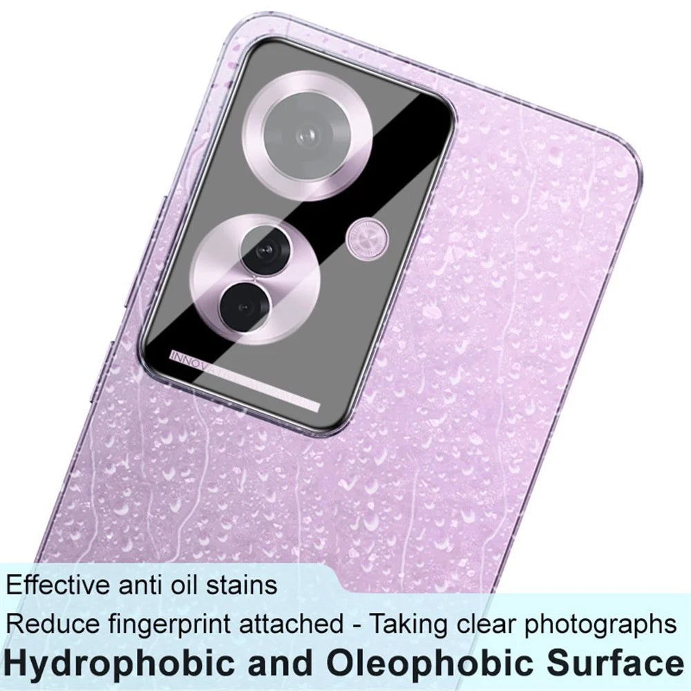 IMAK For Oppo Reno11 F 5G / F25 Pro 5G  Integrated Camera Lens Film + Lens Cap (Black Version) - 3