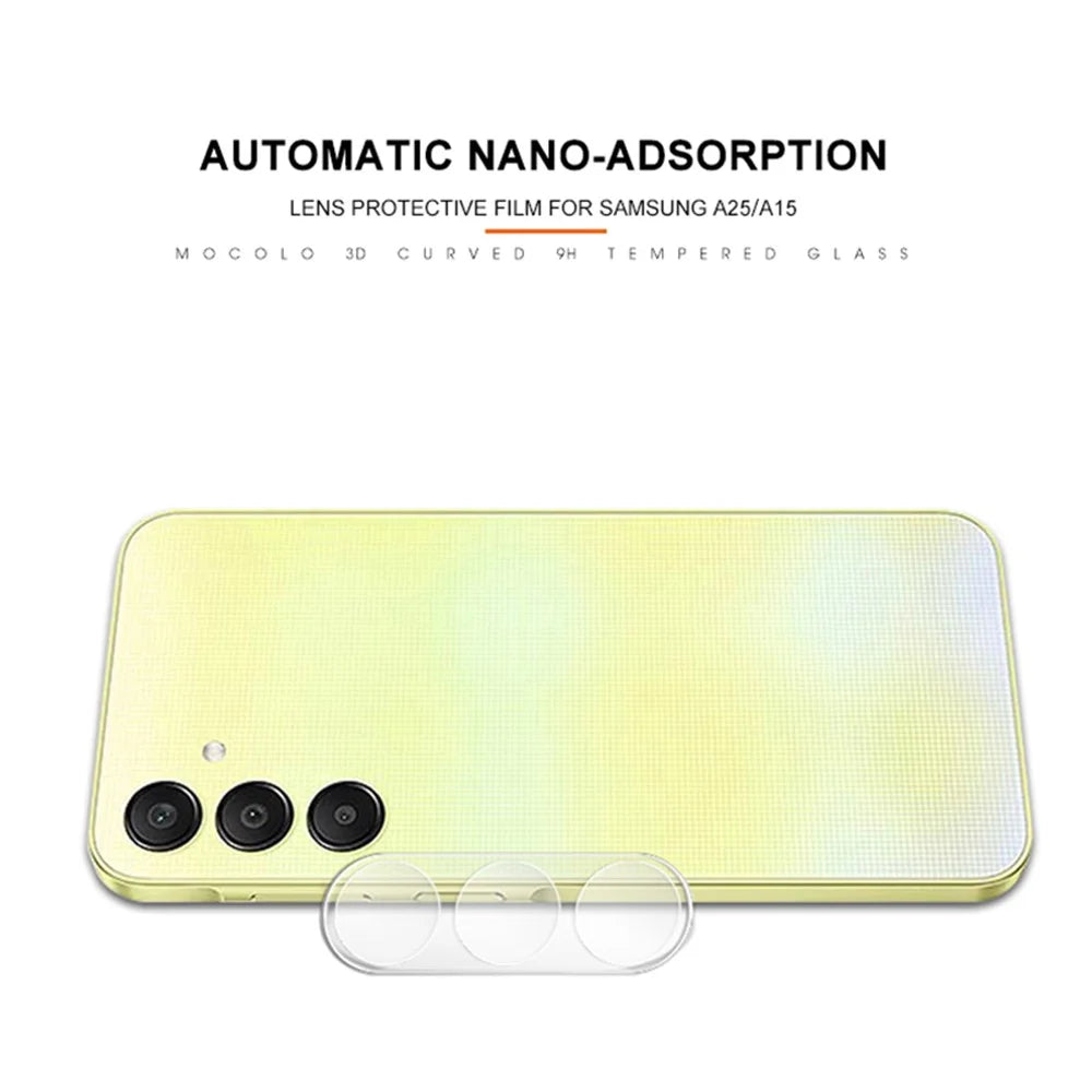 MOCOLO For Samsung Galaxy A25 5G (Global) (161.0 x 76.5 x 8.3mm) Camera Lens Protector HD Tempered Glass Lens Flim - 3