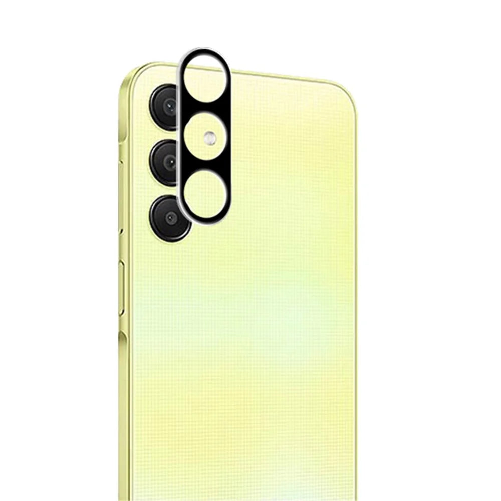 MOCOLO For Samsung Galaxy A25 5G (Global) (161.0 x 76.5 x 8.3mm) Camera Lens Protector Tempered Glass Silk Printing Lens Film - Black - 3