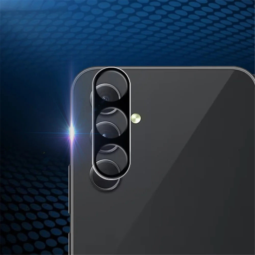 MOCOLO For Samsung Galaxy A55 5G Camera Lens Protector HD Clear Tempered Glass Lens Film - Black - 4