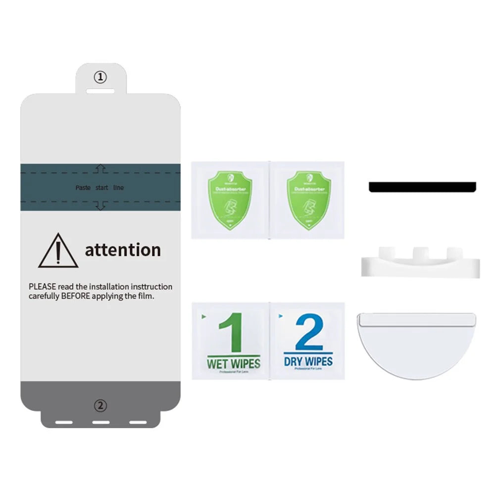 For iPhone 13 Phone Screen Protector High Definition TPU Soft Hydrogel Film with Easy Intall Tool - 1