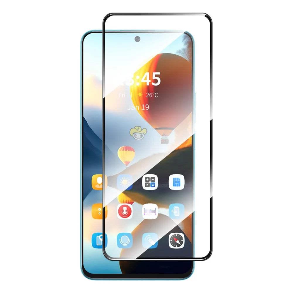 ENKAY HAT PRINCE for TECNO Camon 19 Neo 4G Screen Protector Full Glue Full Cover High Aluminium-Silicon Glass Film - 1