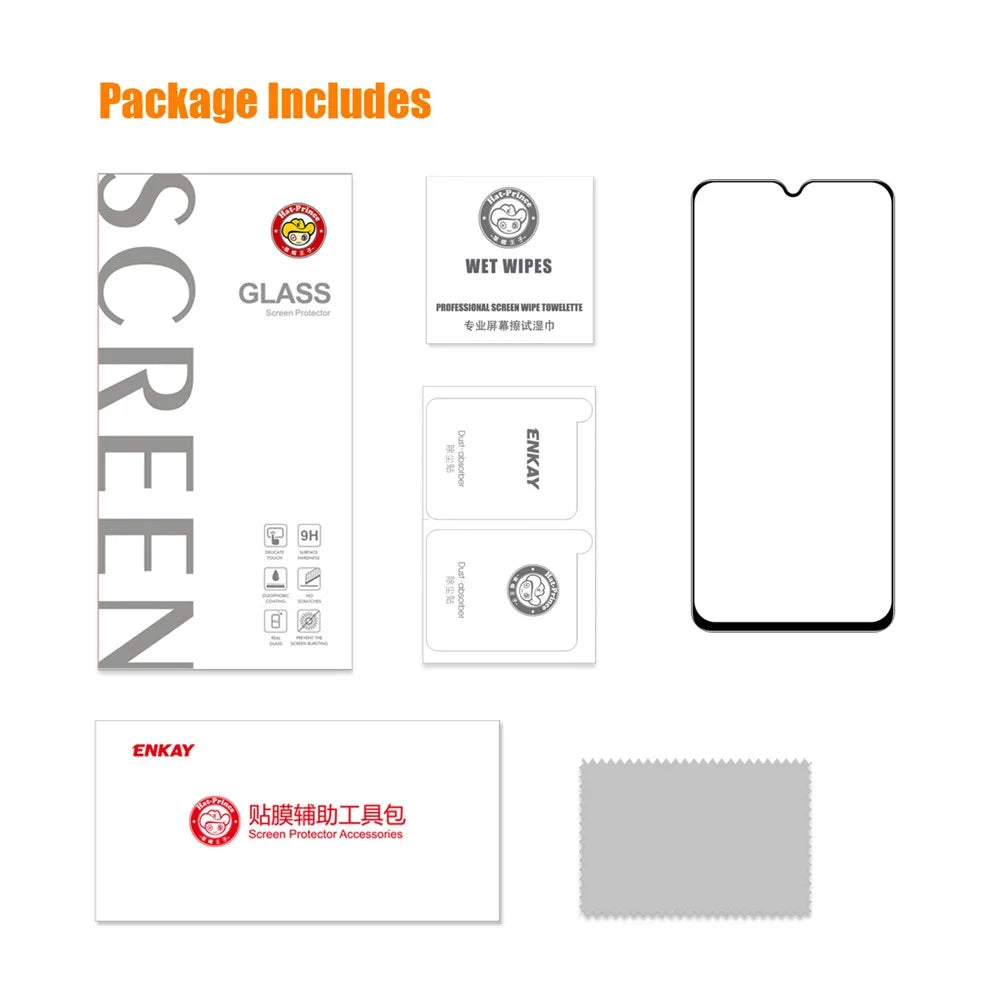 ENKAY HAT PRINCE for vivo Y72t 5G / Y75s 5G Screen Protector Silk Printing 0.26mm Scratch-resistant Film - 7