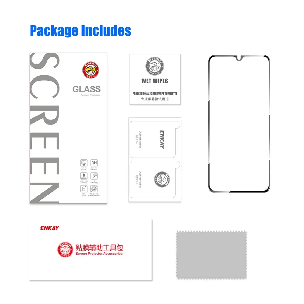 ENKAY HAT PRINCE for vivo S10e 5G Anti-explosion Silk Printing Film 0.26mm 9H 2.5D Screen Protector - 7