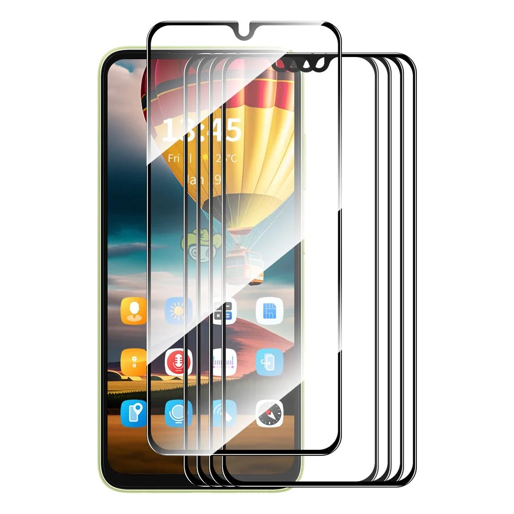 ENKAY HAT PRINCE 5Pcs for vivo Y100 5G (Indonesia) Screen Protector 2.5D Black Edges High Aluminium-silicon Glass Film - 1