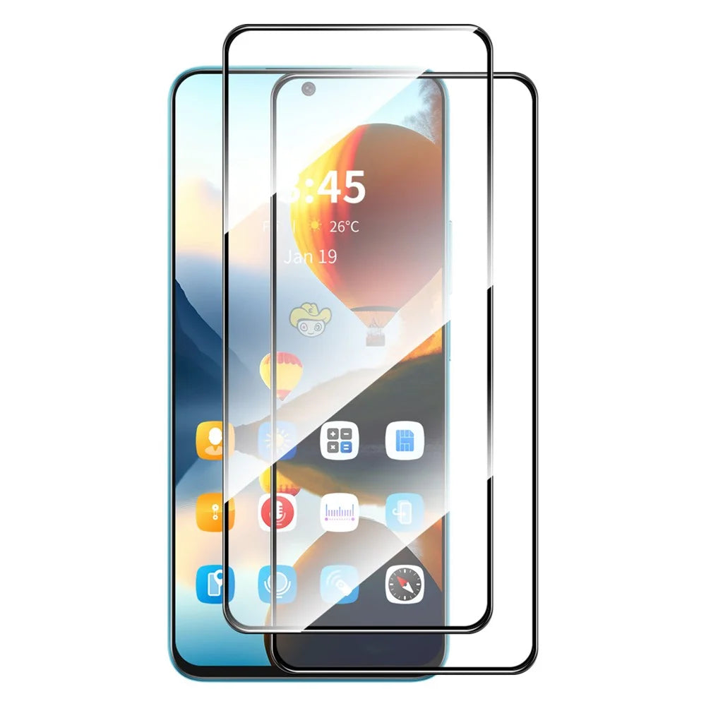 ENKAY HAT PRINCE 2Pcs for Motorola Moto G62 5G Screen Protector 0.26mm Explosion-proof Ultra Clear Film - 1