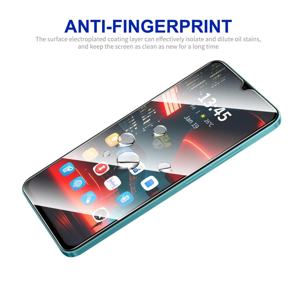 ENKAY HAT PRINCE 5Pcs for ZTE Blade A52 Screen Protector Full Screen Full Glue High Aluminium-silicon Glass Film - 5