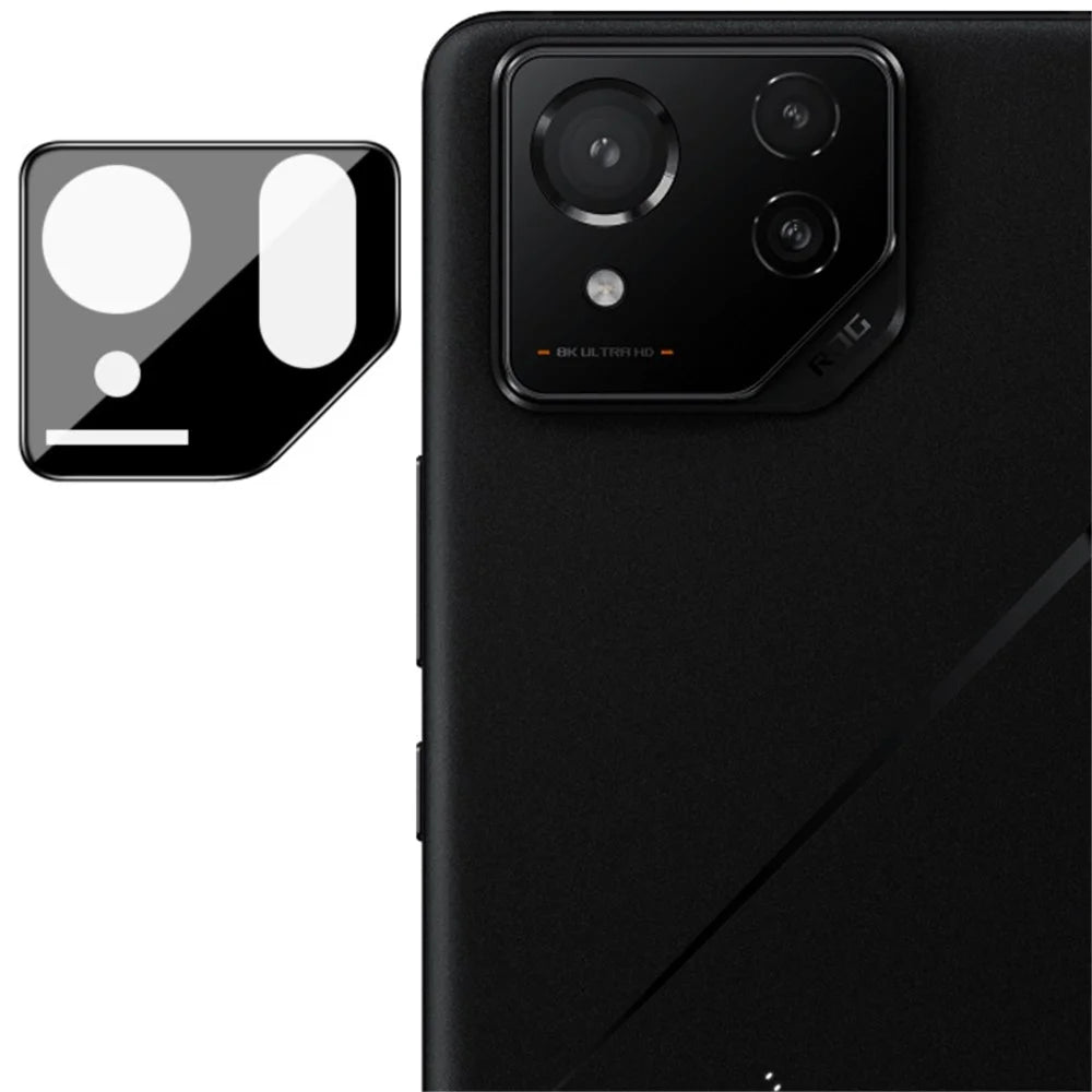 IMAK For Asus ROG Phone 8 Pro 5G Camera Lens Protector Tempered Glass Anti-Scratch Lens Film (Black Version) - 5