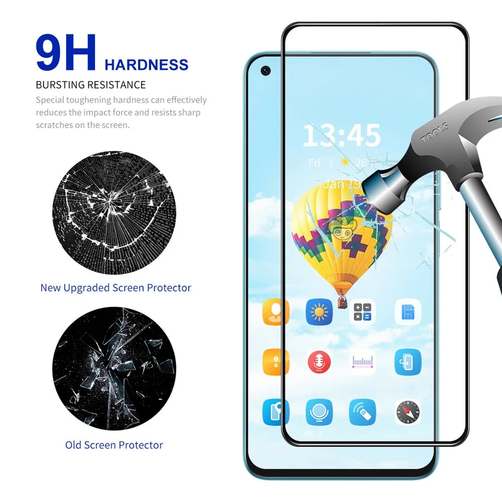 ENKAY HAT PRINCE for Realme Narzo 50 4G Phone Screen Protector Full Coverage HD Clear Film - 3