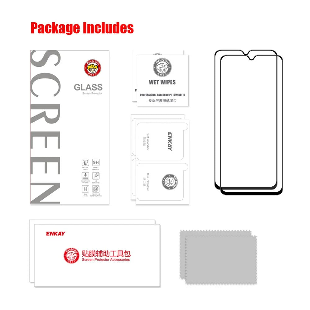 ENKAY HAT PRINCE 2Pcs for Realme 10T 5G Screen Protector Full Coverage HD Clear Film - 7
