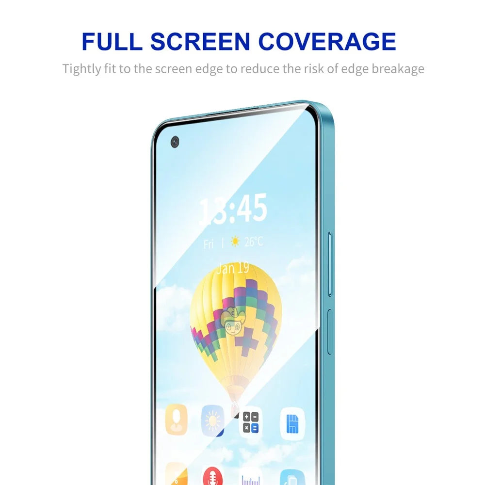 ENKAY HAT PRINCE for Realme 11 4G (159.9x73.3x7.95mm) High Aluminium-silicon Glass Film Silk Printing Screen Protector - 2