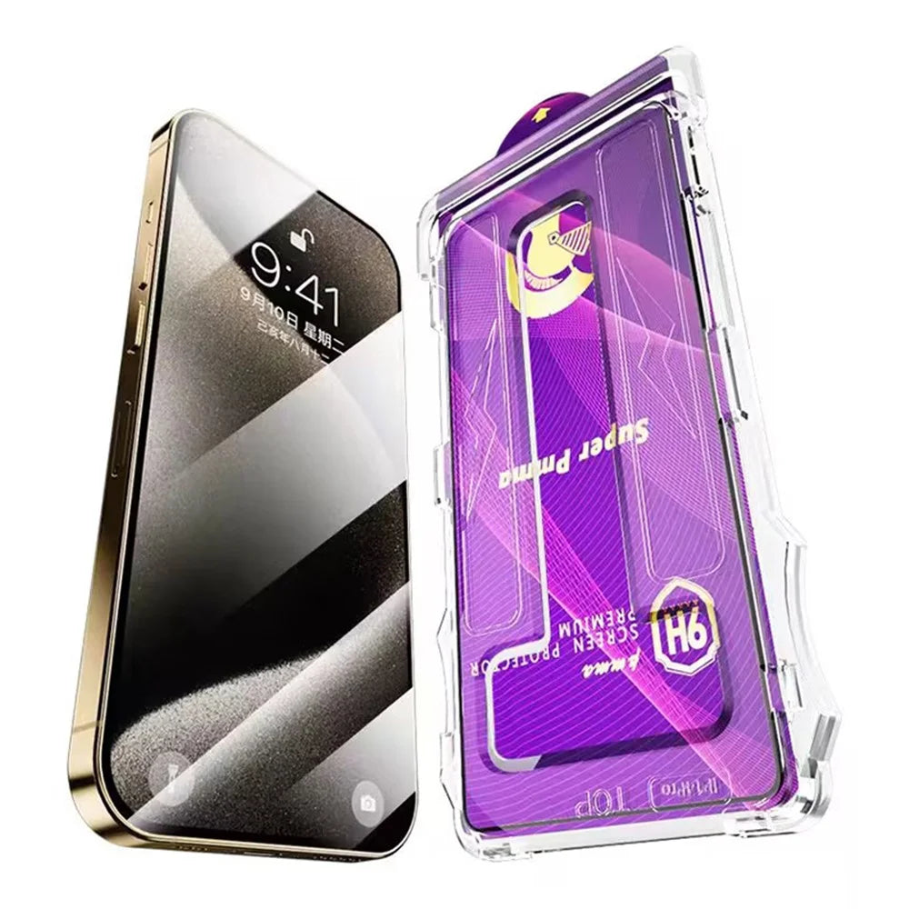 For iPhone 12 / 12 Pro 6.1 inch Clear PET Screen Protector Easy Install Anti-scratch Phone Screen Covering Film - 2