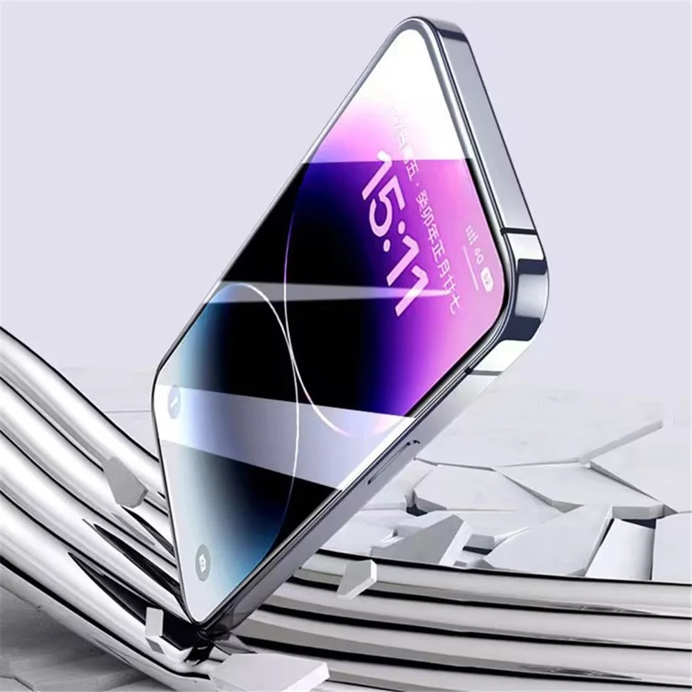For iPhone 12 / 12 Pro 6.1 inch Clear PET Screen Protector Easy Install Anti-scratch Phone Screen Covering Film - 4