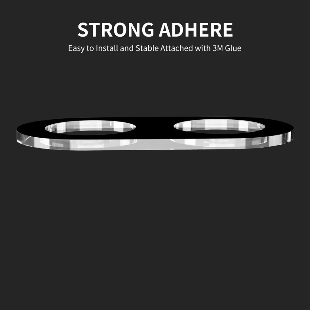 ENKAY HAT PRINCE 2Pcs for Samsung Galaxy Z Flip6 5G Camera Lens Protector Integrated Anti-explosion Lens Film - Black - 3
