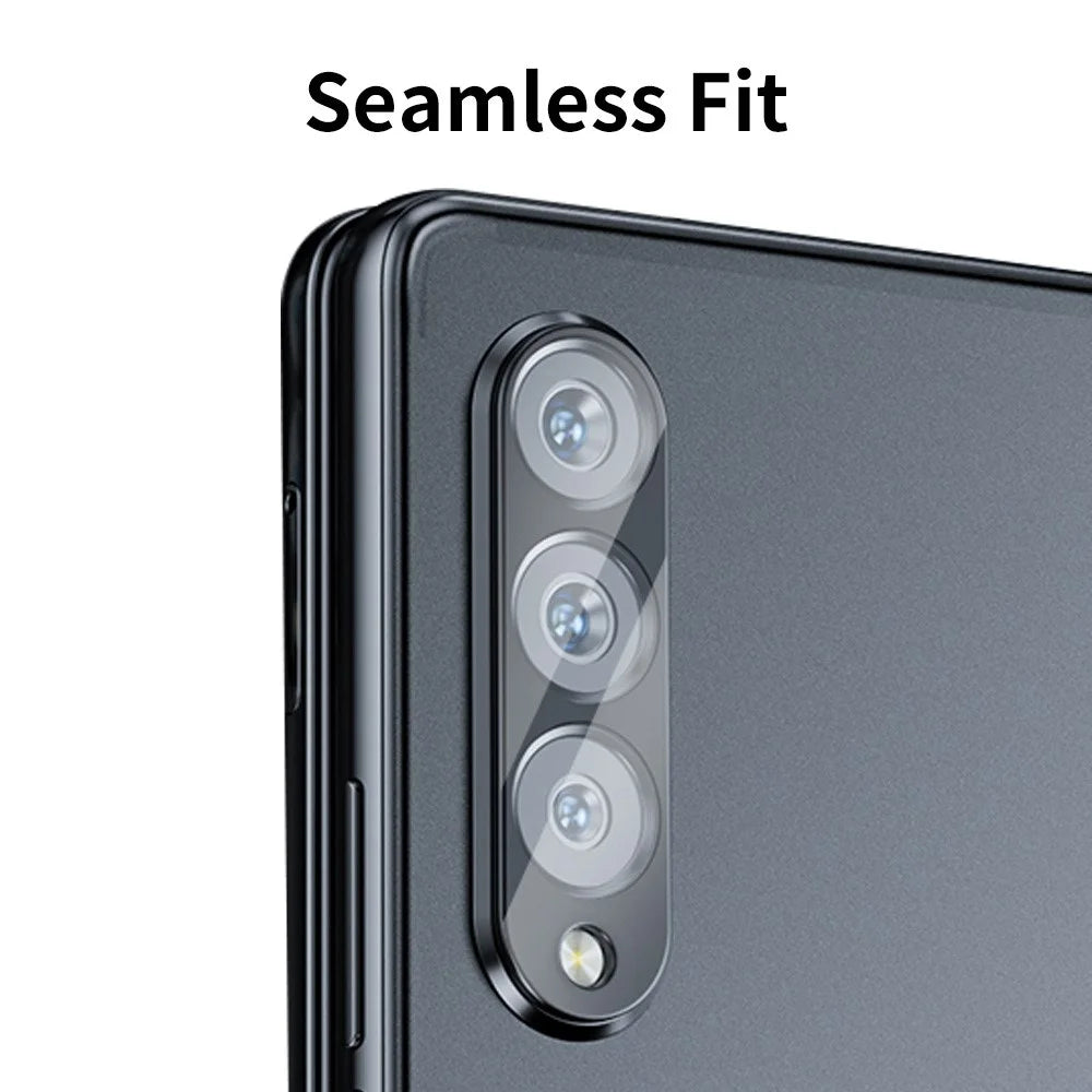 ENKAY HAT PRINCE for Samsung Galaxy Z Fold6 5G Integrated Camera Lens Film Tempered Glass Lens Protector - Black - 2