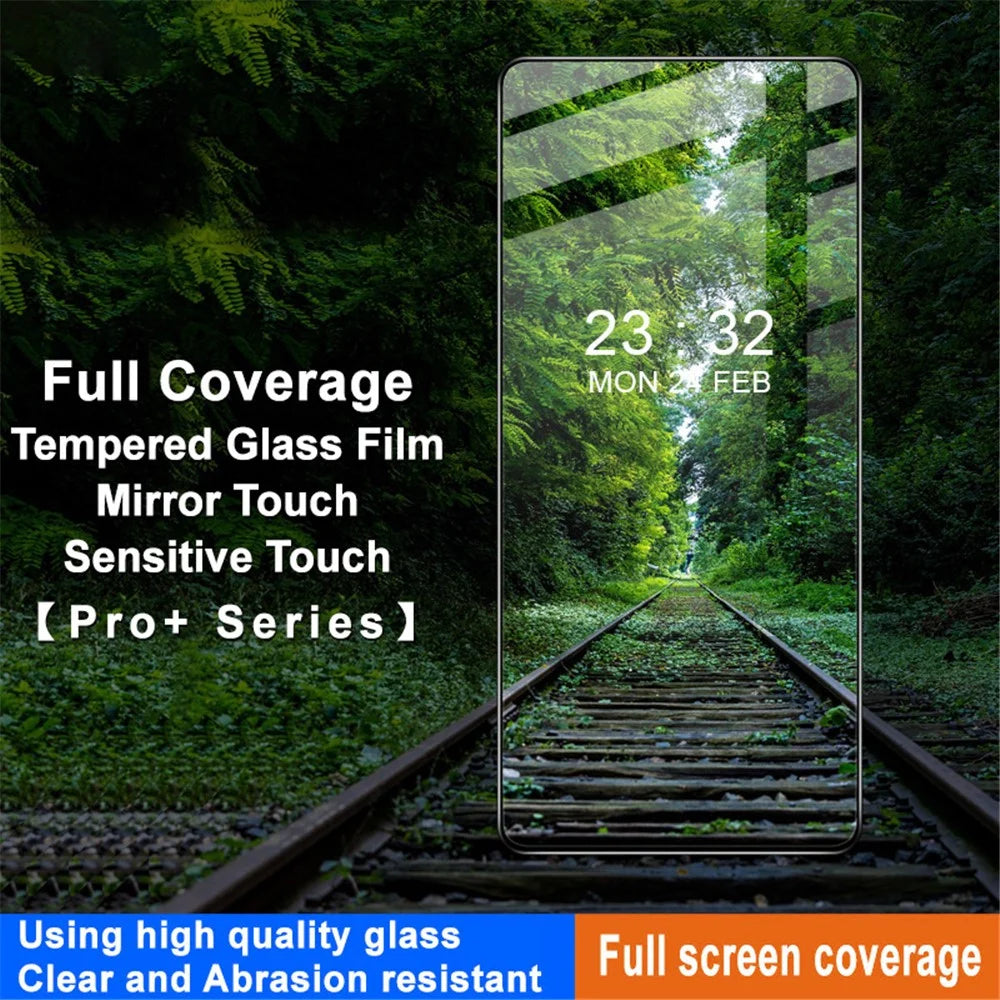 IMAK Pro+ Series For vivo iQOO Z9 5G / Z9 Turbo 5G / Y200 GT 5G Tempered Glass Screen Protector Full Coverage Protection Film - 3