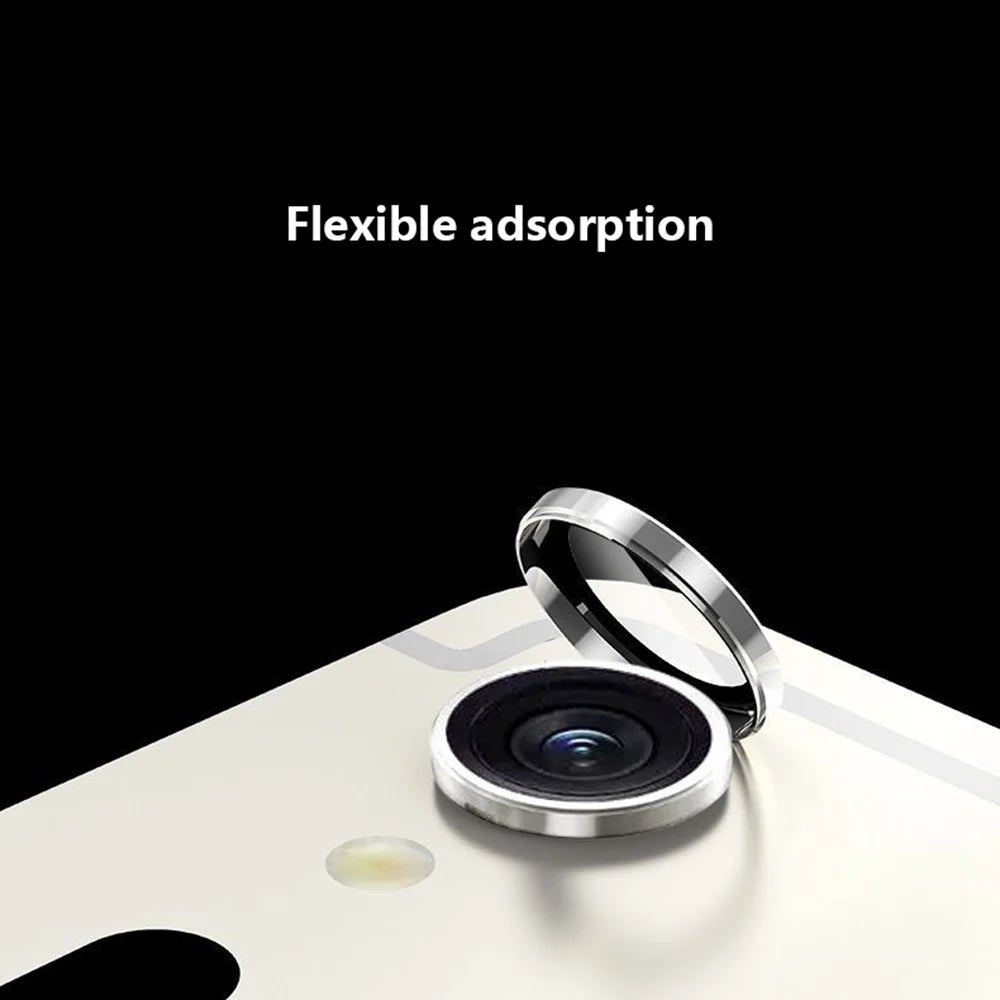 For Samsung Galaxy Tab S9 Camera Lens Protector Tempered Glass Alloy Frame Rear Lens Film - Black - 4