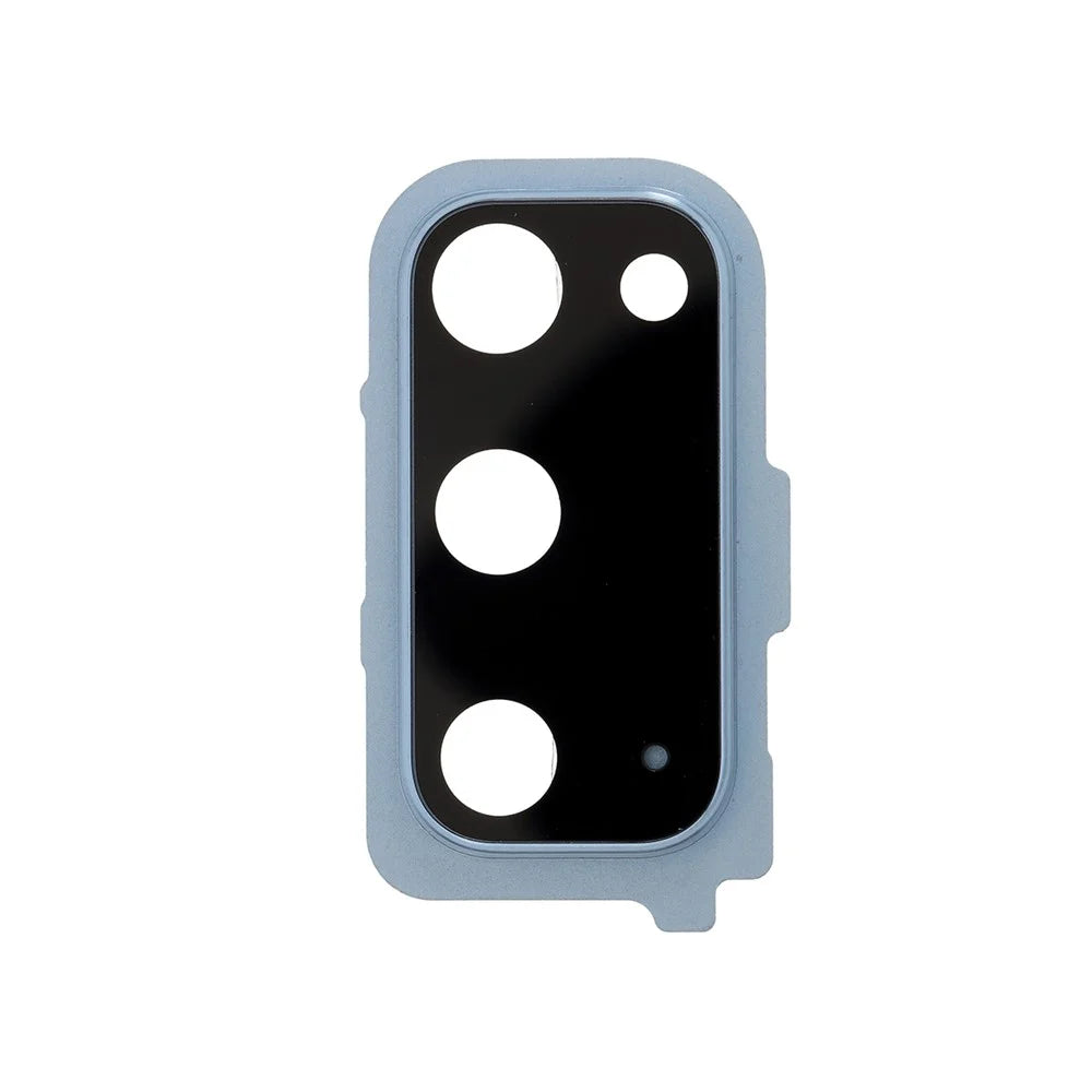 For Samsung Galaxy S20 4G G980 OEM Back Camera Lens Ring Cover with Glass Lens (without Logo) - Blue - 1