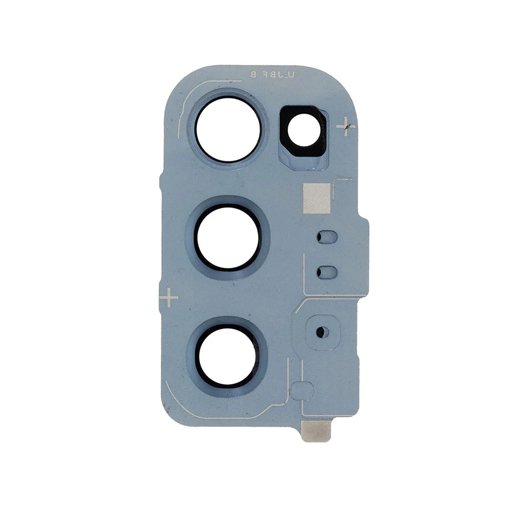 For Samsung Galaxy S20 4G G980 OEM Back Camera Lens Ring Cover with Glass Lens (without Logo) - Blue - 4